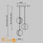 Подвесной светильник Maytoni Misterio MOD379PL-L17B3K - Фото 6