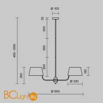 Люстра Maytoni Modesto MOD360PL-06B - Фото 5