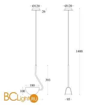 Подвесной светильник Maytoni Mollis MOD126PL-01B - Фото 0