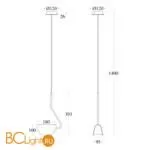 Подвесной светильник Maytoni Mollis MOD126PL-01B - Фото 0