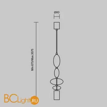 Подвесной светильник Maytoni Monochrome new MOD071PL-L8B3K3 - Фото 8
