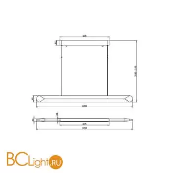 Подвесной светильник Maytoni Motion MOD276PL-L40B3K - Фото 6