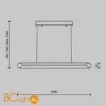 Подвесной светильник Maytoni Motion MOD276PL-L40B3K - Фото 5