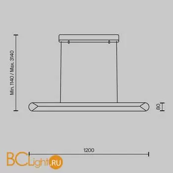 Подвесной светильник Maytoni Motion MOD276PL-L40W3K - Фото 5