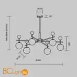 Люстра Maytoni Museo MOD436PL-07BS - Фото 4