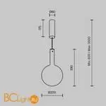 Подвесной светильник Maytoni Nebula MOD182PL-L4CG3K - Фото 5