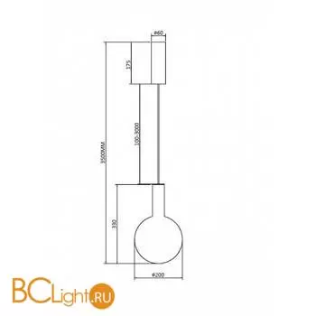 Подвесной светильник Maytoni Nebula MOD182PL-L4W3K - Фото 4