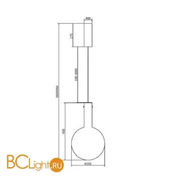 Подвесной светильник Maytoni Nebula MOD182PL-L6B3K - Фото 6