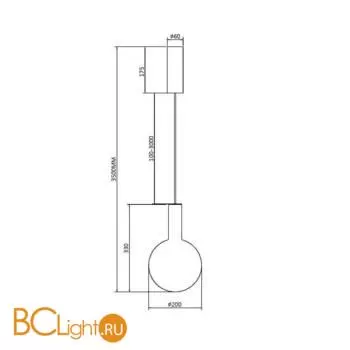 Подвесной светильник Maytoni Nebula MOD182PL-L4B3K - Фото 5