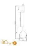 Подвесной светильник Maytoni Nebula MOD182PL-L4B3K - Фото 5