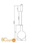 Подвесной светильник Maytoni Nebula MOD182PL-L6CG3K - Фото 7