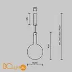 Подвесной светильник Maytoni Nebula MOD182PL-L6CG3K - Фото 6