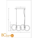 Подвесной светильник Maytoni Node MOD165PL-L40G3K - Фото 3