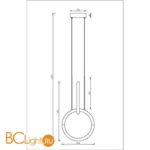 Подвесной светильник Maytoni Node MOD165PL-L18G3K - Фото 3