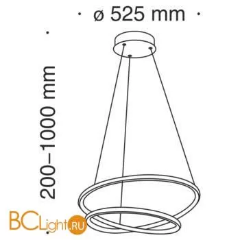 Подвесной светильник Maytoni Nola MOD101PL-L47W - Фото 1