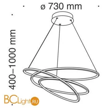 Подвесной светильник Maytoni Nola MOD101PL-L88W - Фото 1