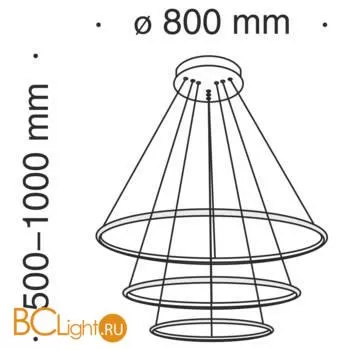 Подвесной светильник Maytoni Nola MOD877PL-L110W - Фото 13