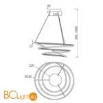 Подвесной светильник Maytoni Nola MOD100PL-L88BSK - Фото 4