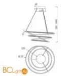 Подвесной светильник Maytoni Nola MOD100PL-L88BSK1 - Фото 1