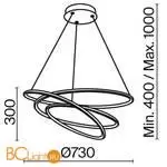 Подвесной светильник Maytoni Nola MOD100PL-L88WK1 - Фото 2