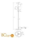 Торшер Maytoni Nostalgia MOD048FL-03G - Фото 0