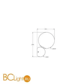 Бра Maytoni Nostalgia MOD048WL-01G - Фото 0