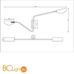 Бра Maytoni Notta MOD417WL-02BS - Фото 3