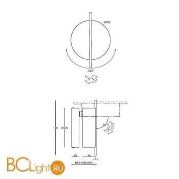 Бра Maytoni Nuance MOD180WL-L4W3K1 - Фото 6