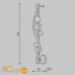 Настенный светильник Maytoni Oasis new MOD289WL-L18BS3K - Фото 7