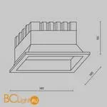 Встраиваемый светильник Maytoni Okno DL056-18W4K-W - Фото 5