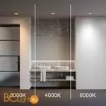 Встраиваемый светильник Maytoni Okno DL055-24W3-4-6K-B - Фото 0