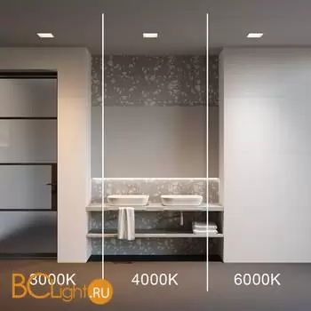 Встраиваемый светильник Maytoni Okno DL056-24W3-4-6K-W - Фото 3