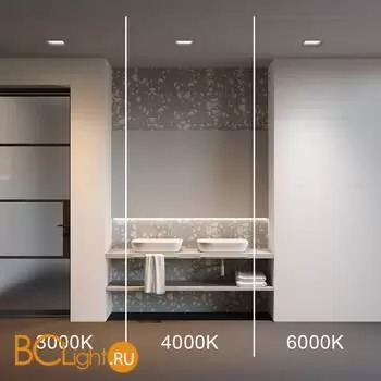 Встраиваемый светильник Maytoni Okno DL056-24W3-4-6K-B - Фото 0