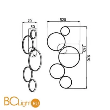 Потолочный светильник Maytoni Olympia MOD448CL-L40WK - Фото 2