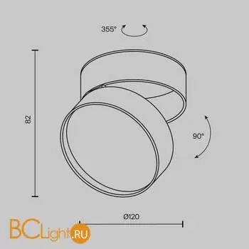 Спот Maytoni Onda new C024CL-18W3K-B-1 - Фото 7