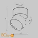 Спот Maytoni Onda new C024CL-12W3K-B-1 - Фото 7