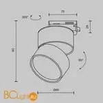 Трековый светильник Maytoni ONDA new TR007-1-12W4K-B-1 - Фото 8