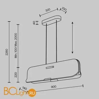 Подвесной светильник Maytoni Optimista MOD408PL-L12B3K - Фото 6