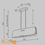 Подвесной светильник Maytoni Optimista MOD408PL-L12B3K - Фото 6