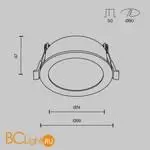 Встраиваемый светильник Maytoni Orb DL130-GX53-W - Фото 7