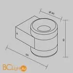 Уличный настенный светильник Maytoni Orbit O490WL-L6W3K - Фото 8