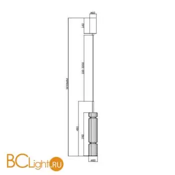Подвесной светильник Maytoni Ordo MOD272PL-L12BS3K1 - Фото 6