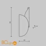 Настенный светильник Maytoni Organic new MOD225WL-02B2 - Фото 6