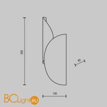 Настенный светильник Maytoni Organic new MOD225WL-02B1 - Фото 6