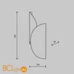 Настенный светильник Maytoni Organic new MOD225WL-02B1 - Фото 6