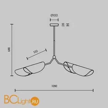Люстра Maytoni Organic new MOD225PL-04B - Фото 4