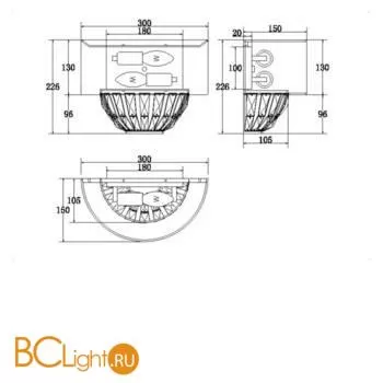 Бра Maytoni Pantheon H021WL-02CH - Фото 0