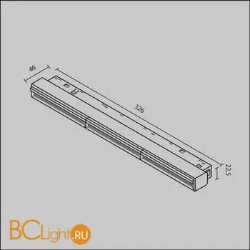 Трековый светильник для магнитной системы Maytoni Exility Parete TR106-2-18W4K-B - Фото 7