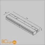 	Трековый светильник для магнитной системы Maytoni Exility Parete TR106-2-12W4K-B - Фото 7