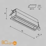 Встраиваемый светильник Maytoni Parete DL100-6W2.7-3-4K-B - Фото 6